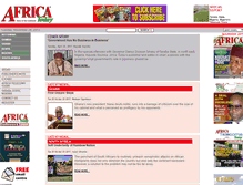 Tablet Screenshot of africatoday.com